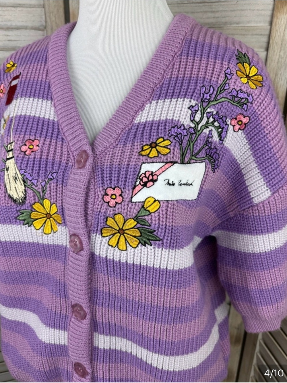 Her Universe Studio Ghibli Kiki's Delivery Service Icons Short-Sleeve Cardigan M - Picture 5 of 10